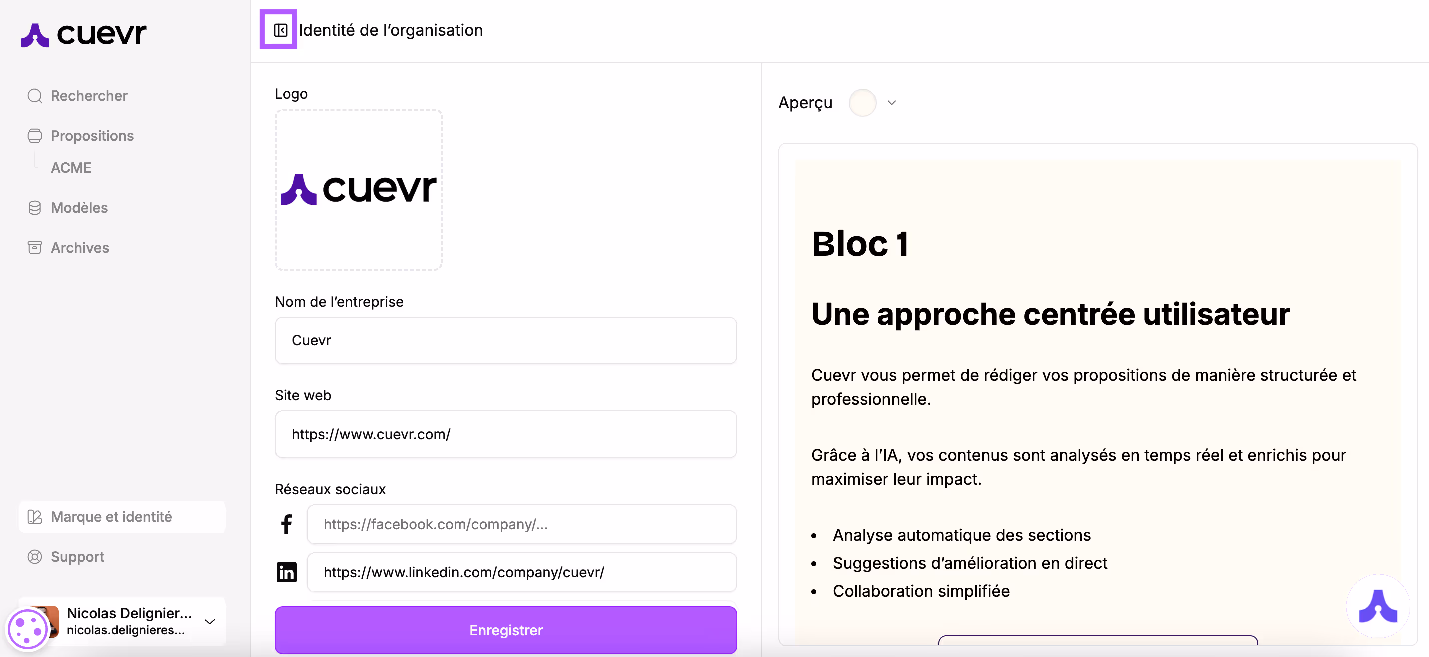 open navigation pane