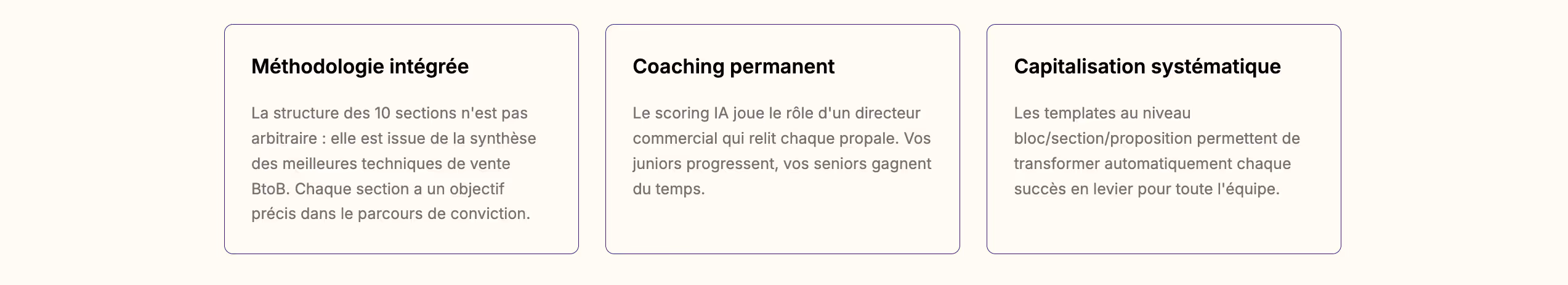 In the final proposal, this block will appear like this