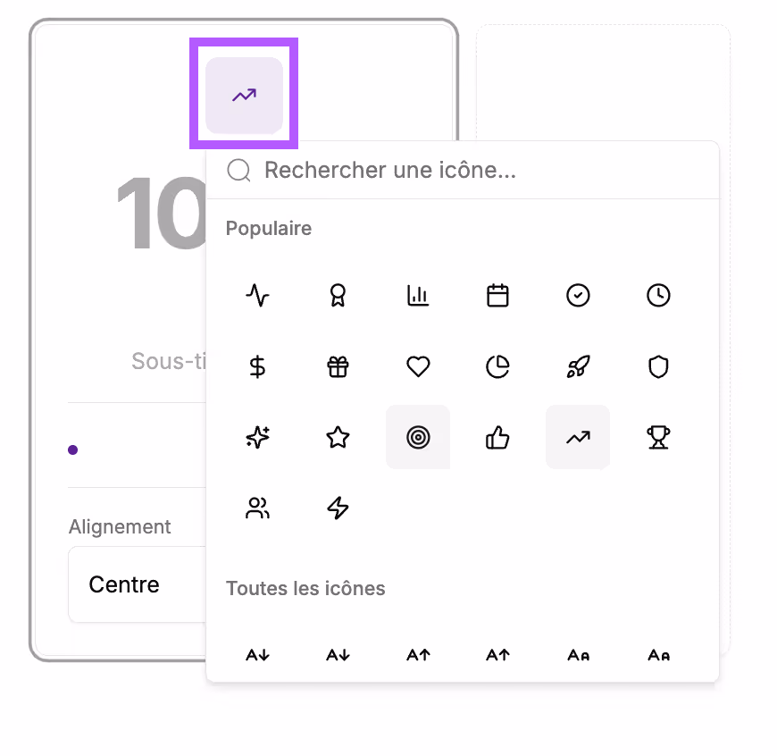The icon can be changed