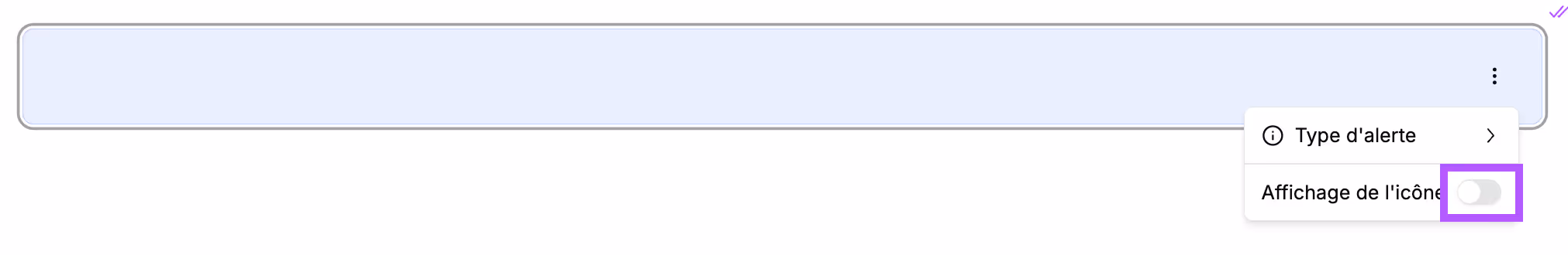 an icon is displayed to the left of the dialog box