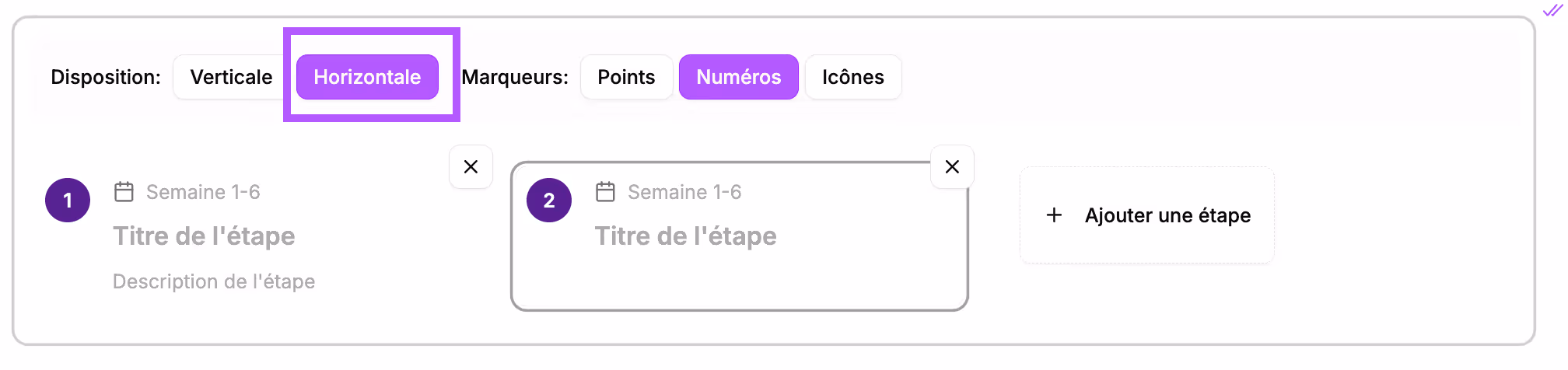 aligning the cards horizontally