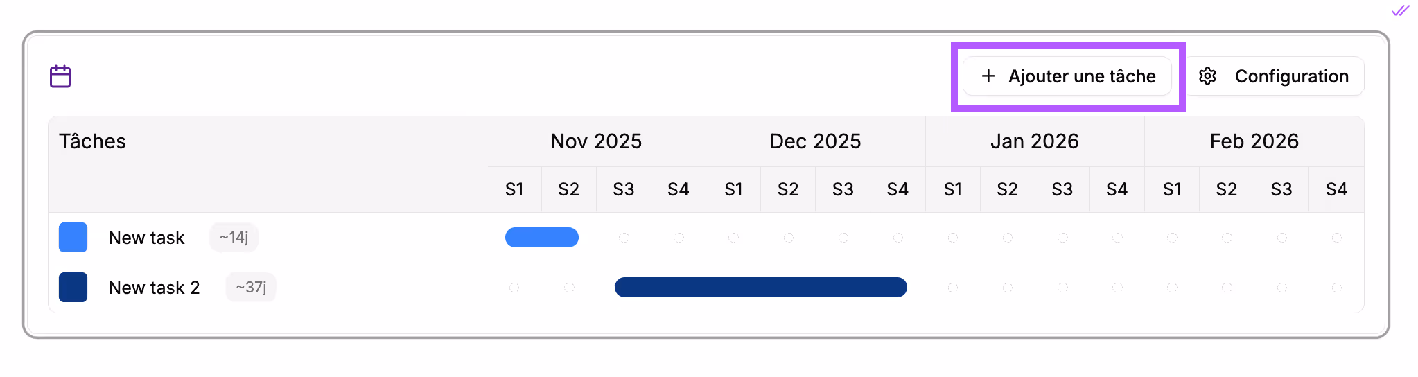 Click the "+ Add a task" button