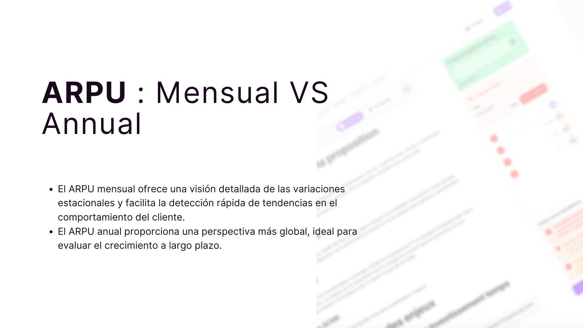 Mensual vs annual