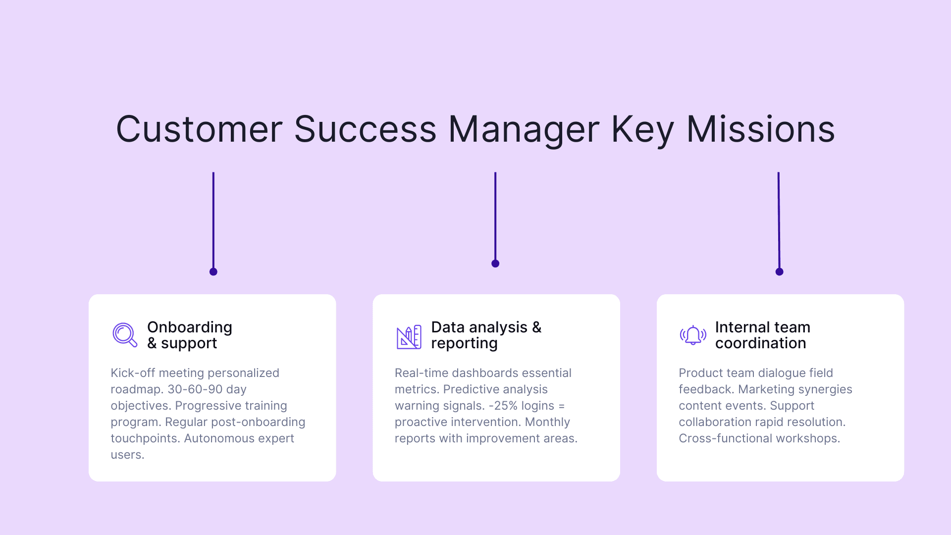 Customer success manager key missions