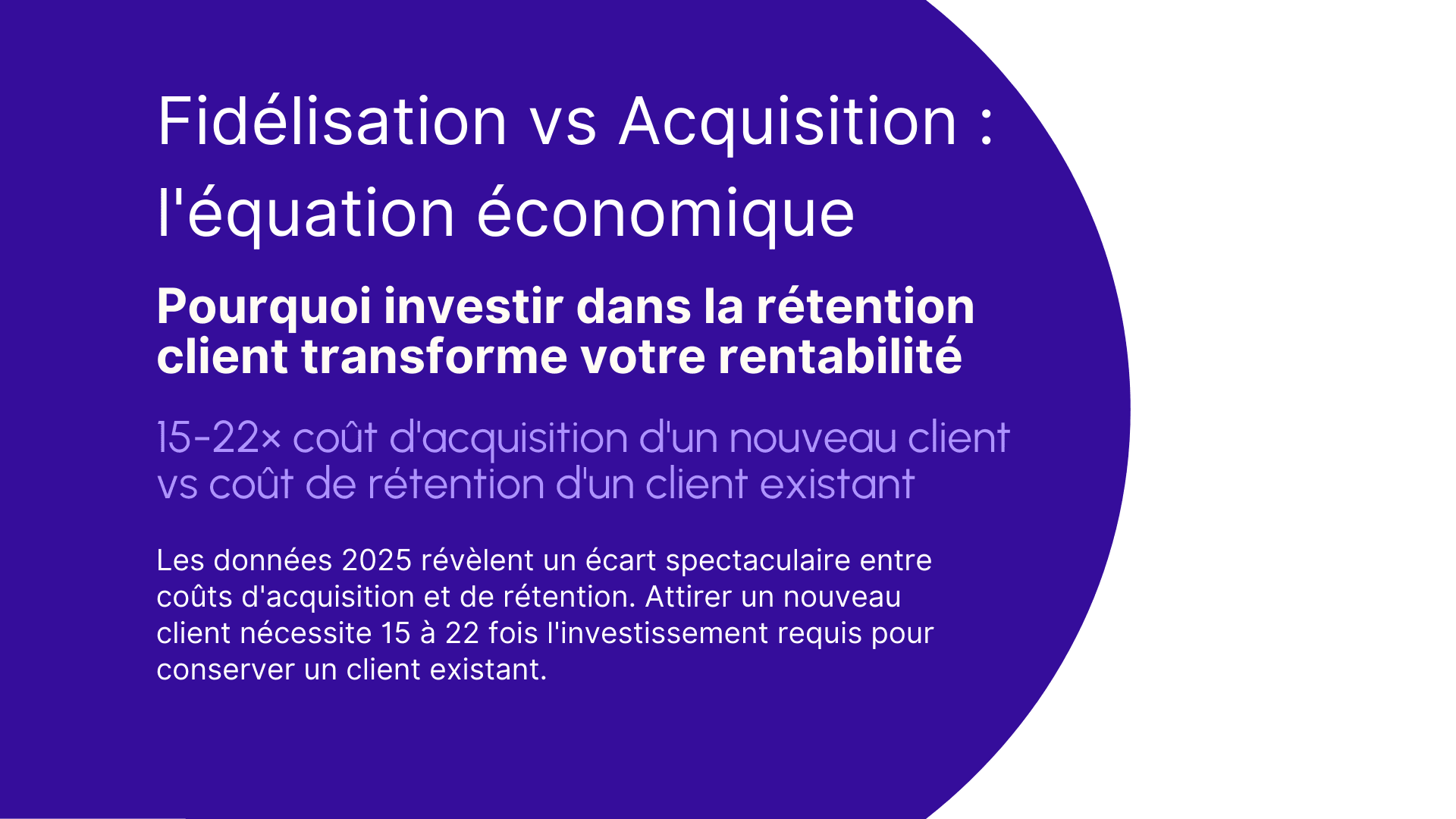 Fidélisation vs acquisition : l'équation économique