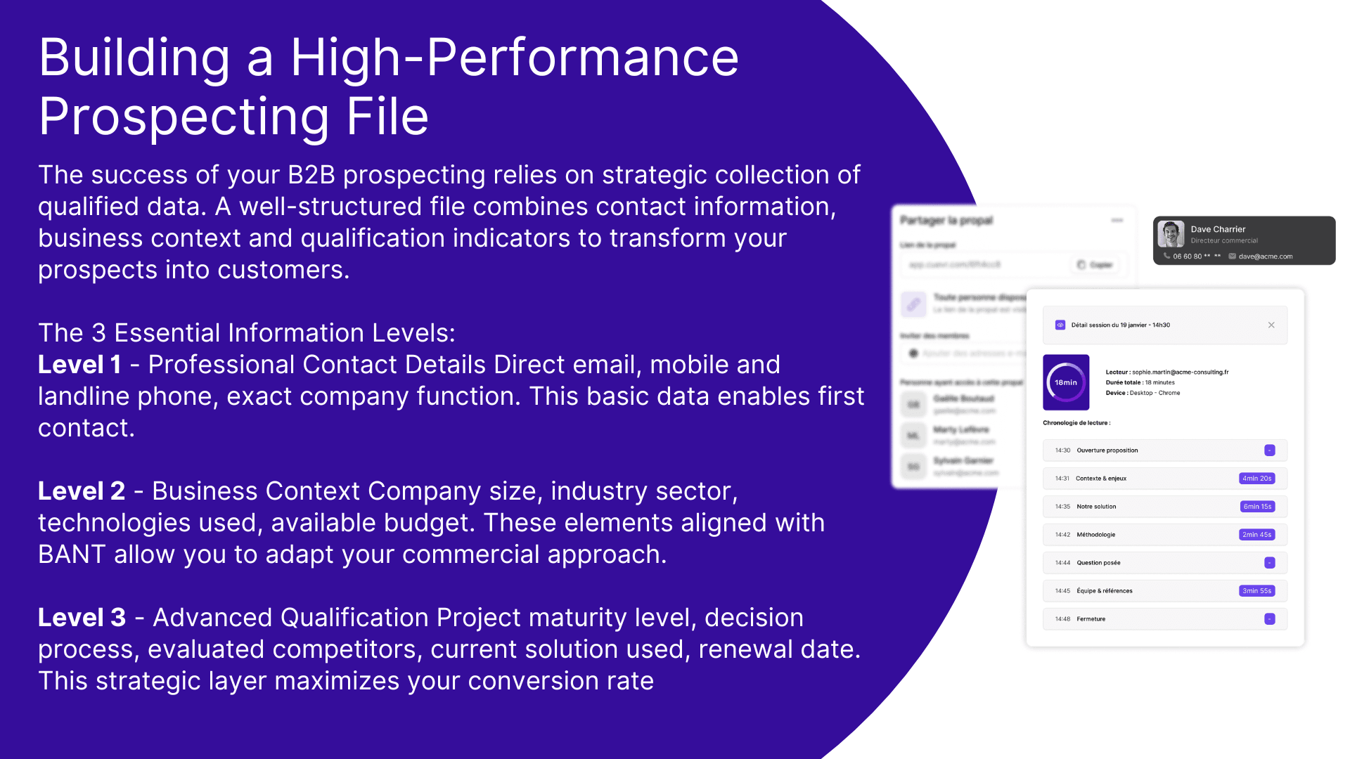 Building a high-performance prospecting file
